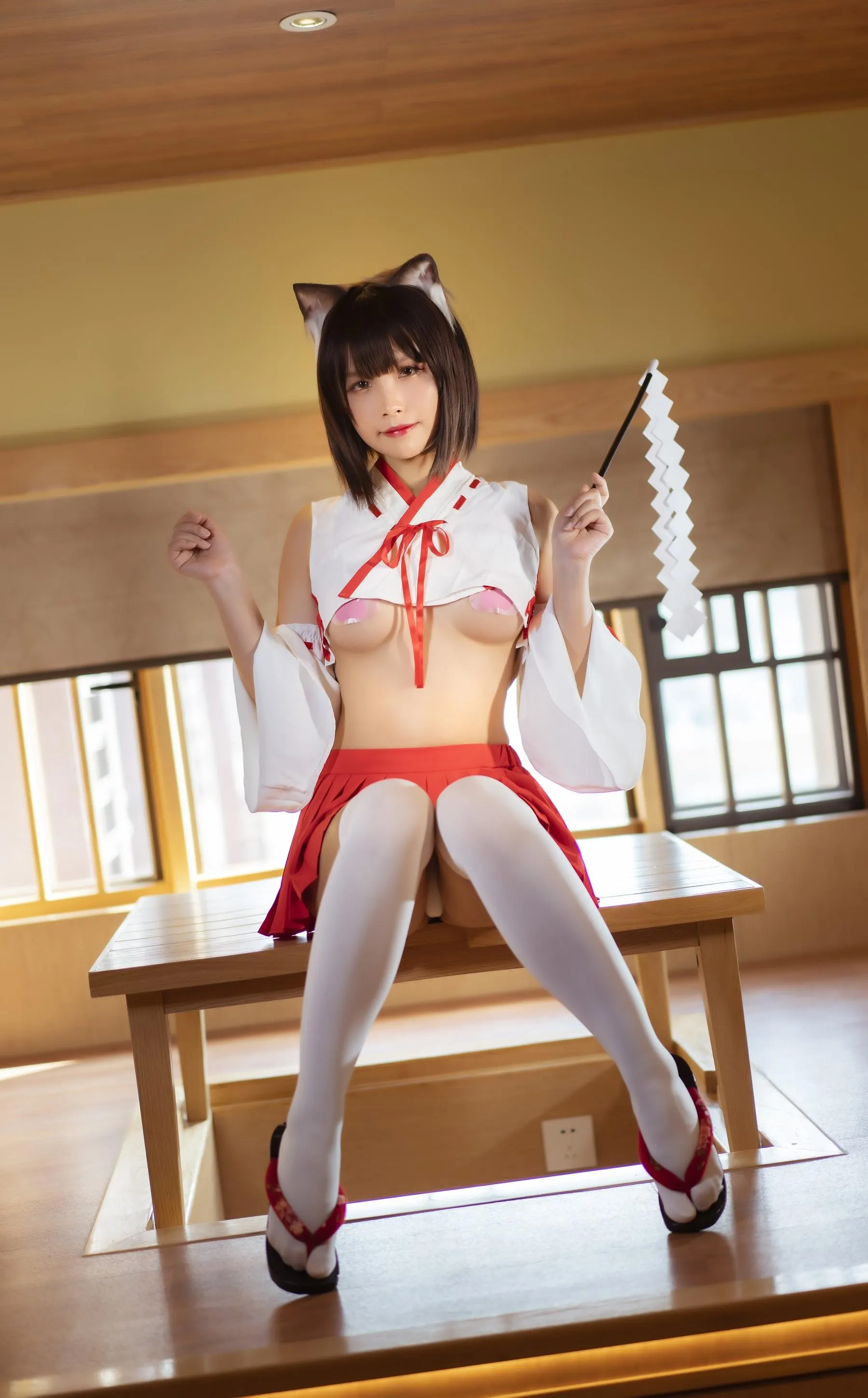 Neko-薇薇 – NO.03 巫女 [30P]插图1